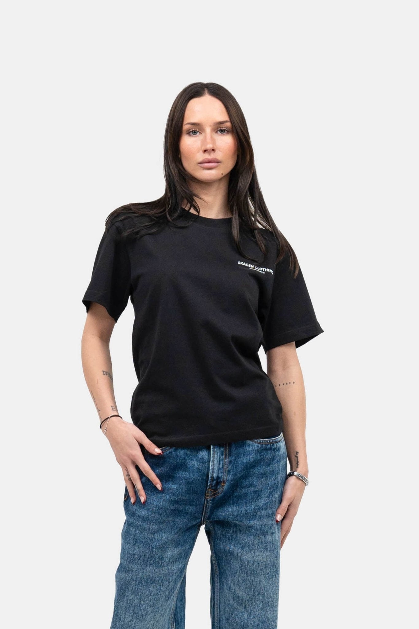 UNMARKED T-shirt Sort | Skagen-clothing.dk